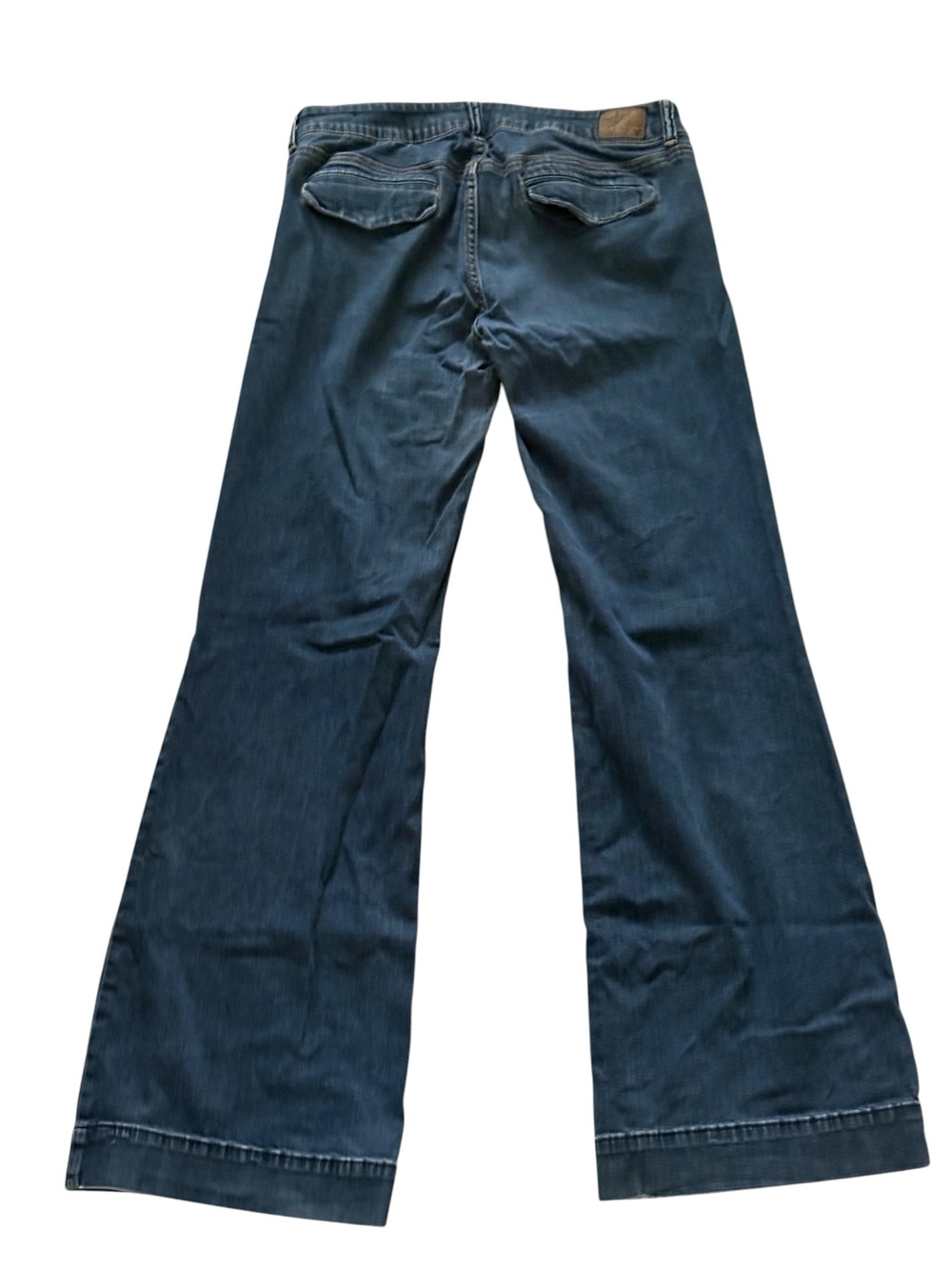 American Eagle Outfitters Denim Jeans Womens Trouser Size 10 Wide Leg - Picture 3 of 7